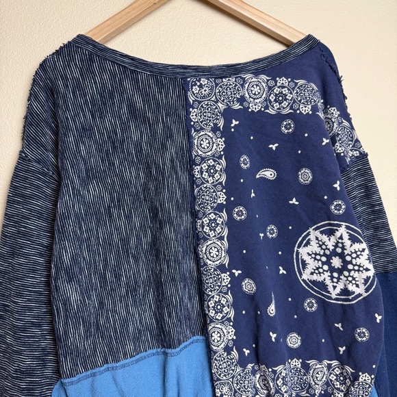 Free People Eaglewood Bandana Embroidered Long Sleeve- Medium - Picture 8 of 10